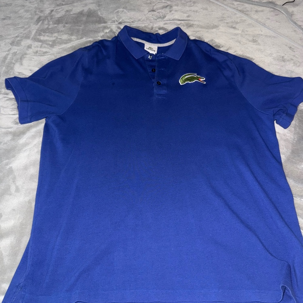 Lacoste Men's Vibrant Blue Polo Shirt